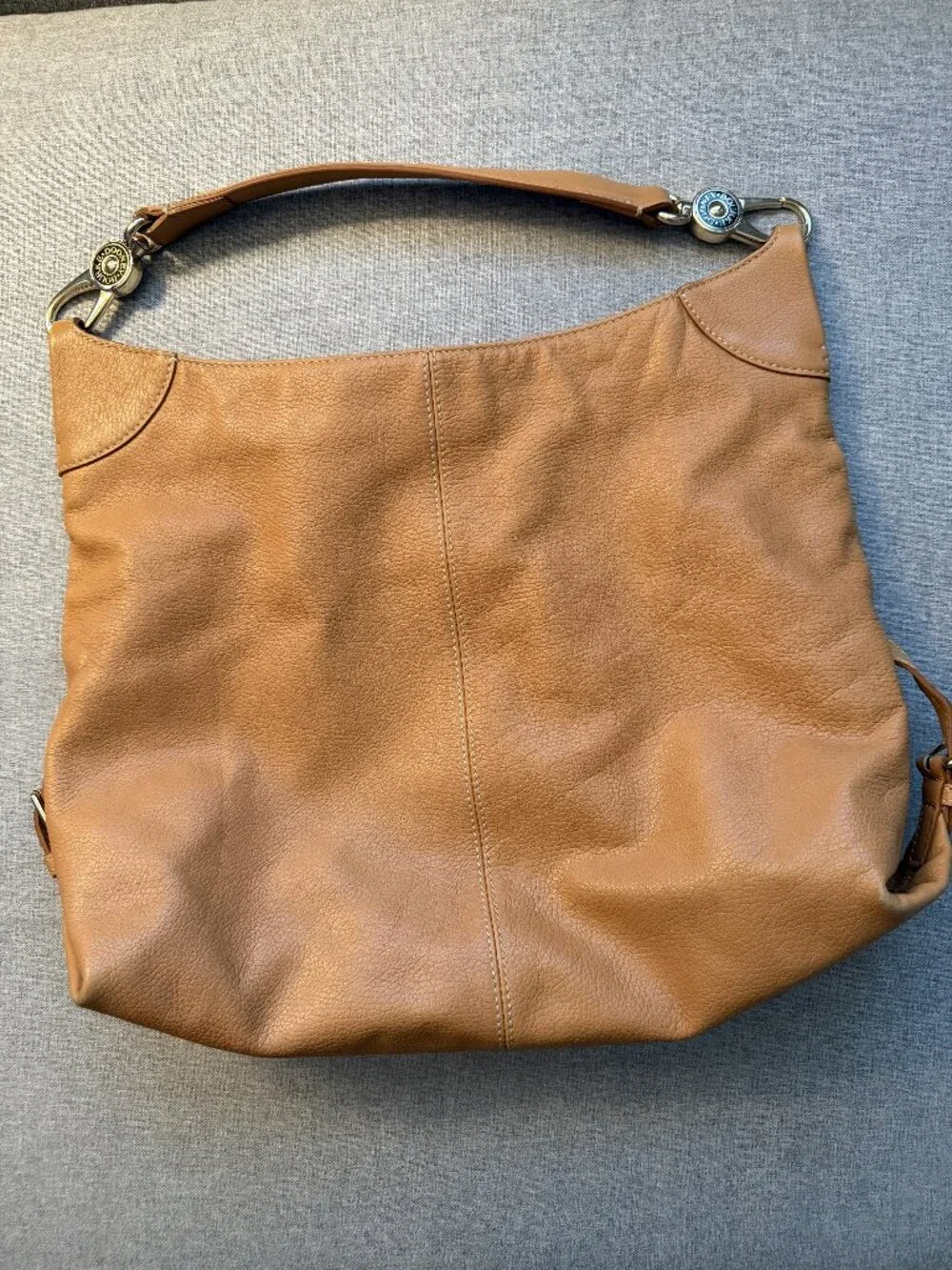 Dooney & Burke Slouch Hobo Shoulder Bag in Brown Leather